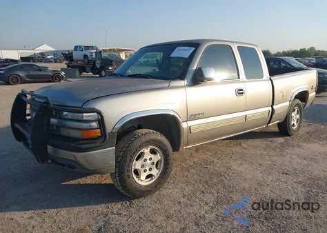 2000 Chevrolet Silverado 1500 Ls из США, поврежденный, VIN 1GCEK19T9YZ303711